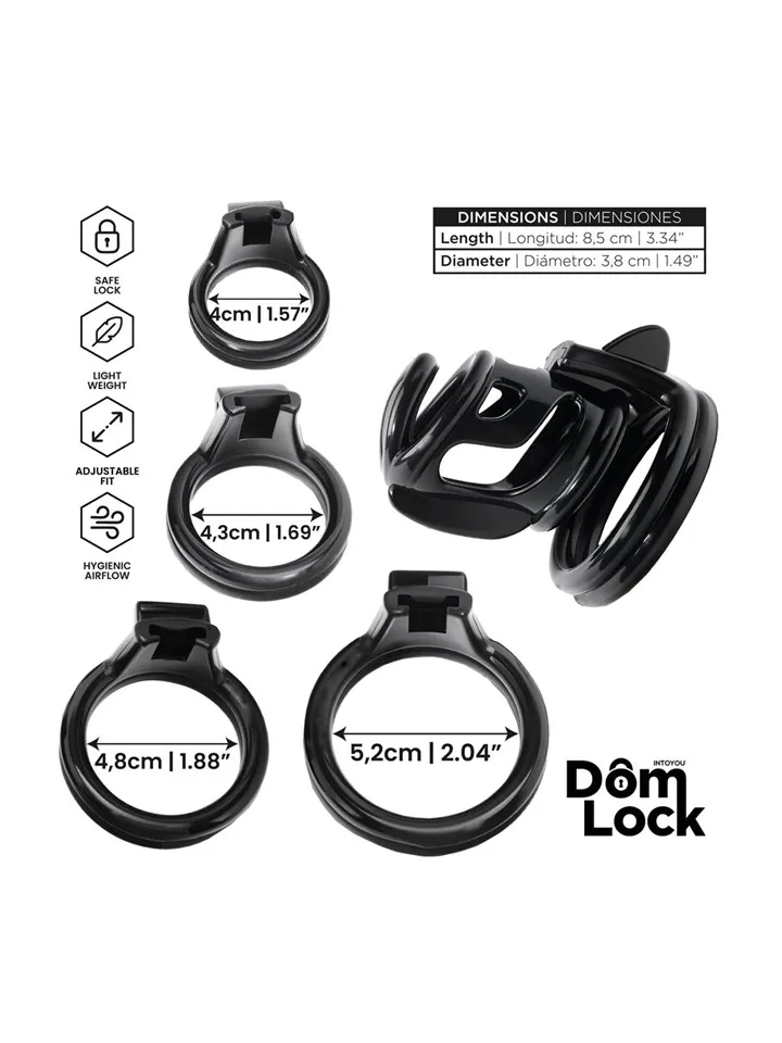 Bars Chastity Cage With Internal Lock - Dzimumlocekļa būris 2 [full]