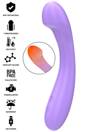 Becky Vibrator Heatable 7 Vibrations - Vibrējošs dildo 1