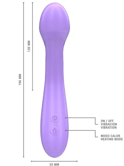 Becky Vibrator Heatable 7 Vibrations - Vibrējošs dildo 4