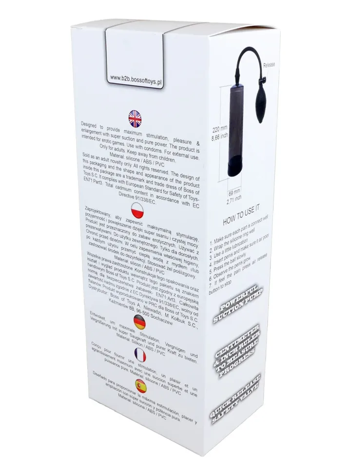 Beginner Penis Pump Dark - Penisa sūknis 3 [full]