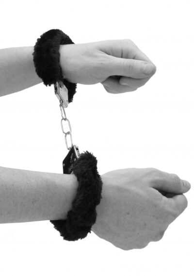 Beginner's Furry Hand Cuffs With Quick-Release Button - Roku dzelži priekš BDSM 3