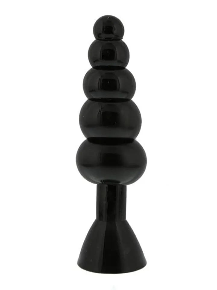 Bendable Butt Rattler Plug Black 20 cm - XL Buttplug 1 [full]