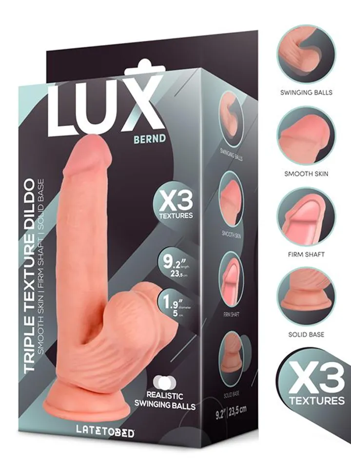 Bernd Triple Density Swinging Balls Dildo 23,5 cm - Dzīvīgs dildo 1 [full]