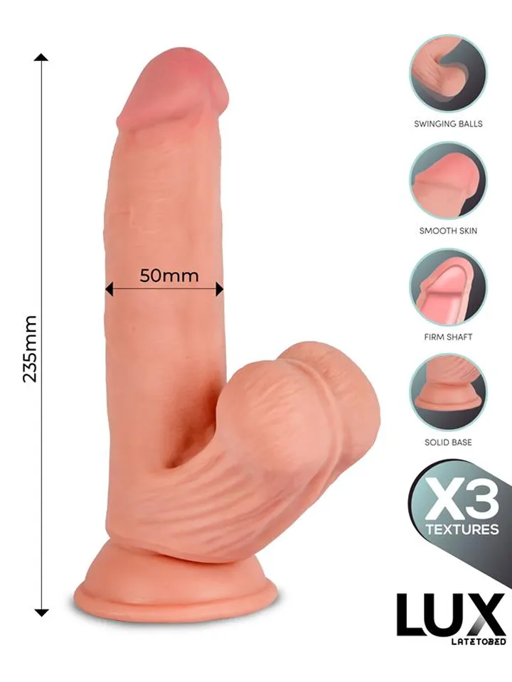 Bernd Triple Density Swinging Balls Dildo 23,5 cm - Dzīvīgs dildo 2 [full]