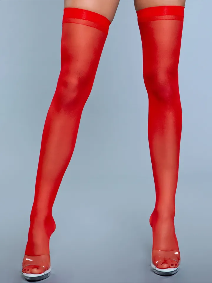 Best Behavior Thigh Highs Red - Uzturēšanās 1 [full]