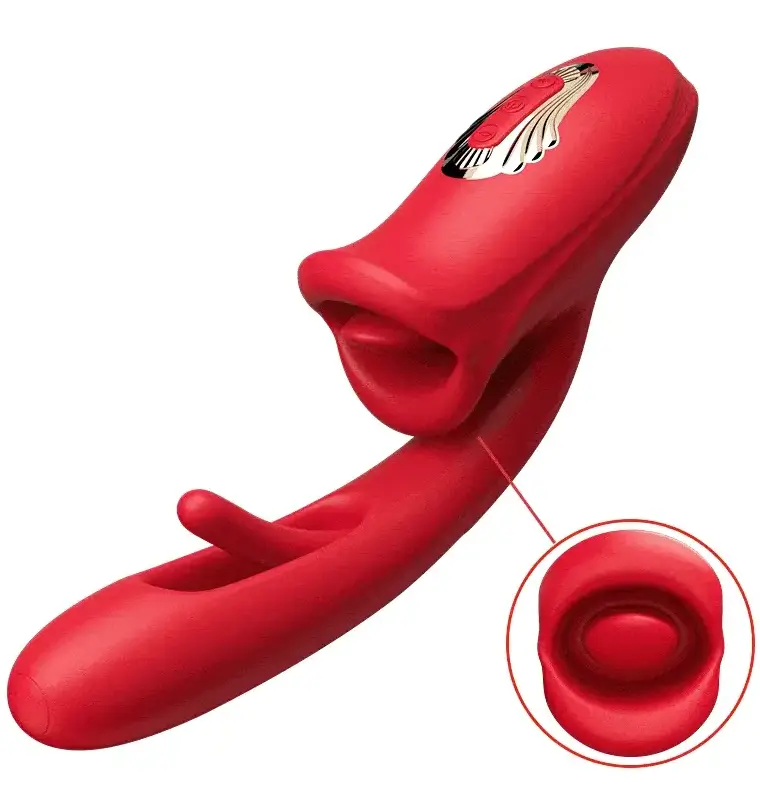 Bite Mouth Vibrator 3.0 - TruÅ”u vibrators ar rotÄjoÅ”u mÄli 1
