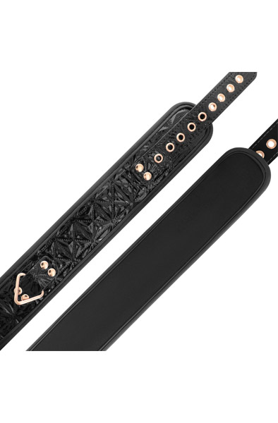 Black Edition Premium Vegan Leather Collar - Kaklasiksna un pavadas 2