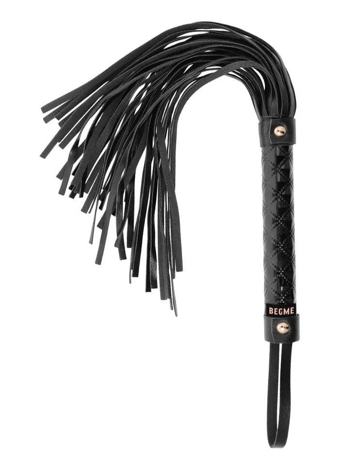 Black Edition Vegan Leather Flogger - Floggers 1 [full]