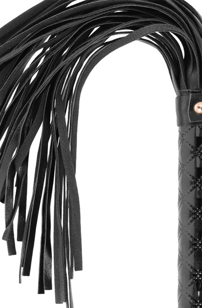 Black Edition Vegan Leather Flogger - Floggers 2