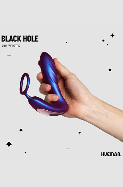 Black Hole Anal Vibrator With Cockring - Prostatas vibrators ar dzimumlocekļa gredzenu 4