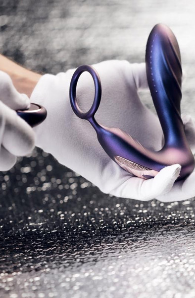 Black Hole Anal Vibrator With Cockring - Prostatas vibrators ar dzimumlocekļa gredzenu 7