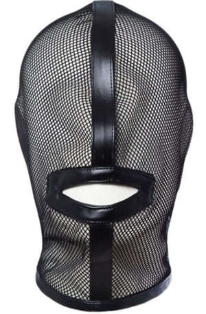 Black Mesh Hood - BDSM maska 1