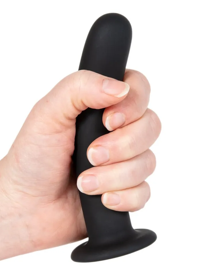 Black Silicone Dildo Small - Anālais dildo 1 [full]