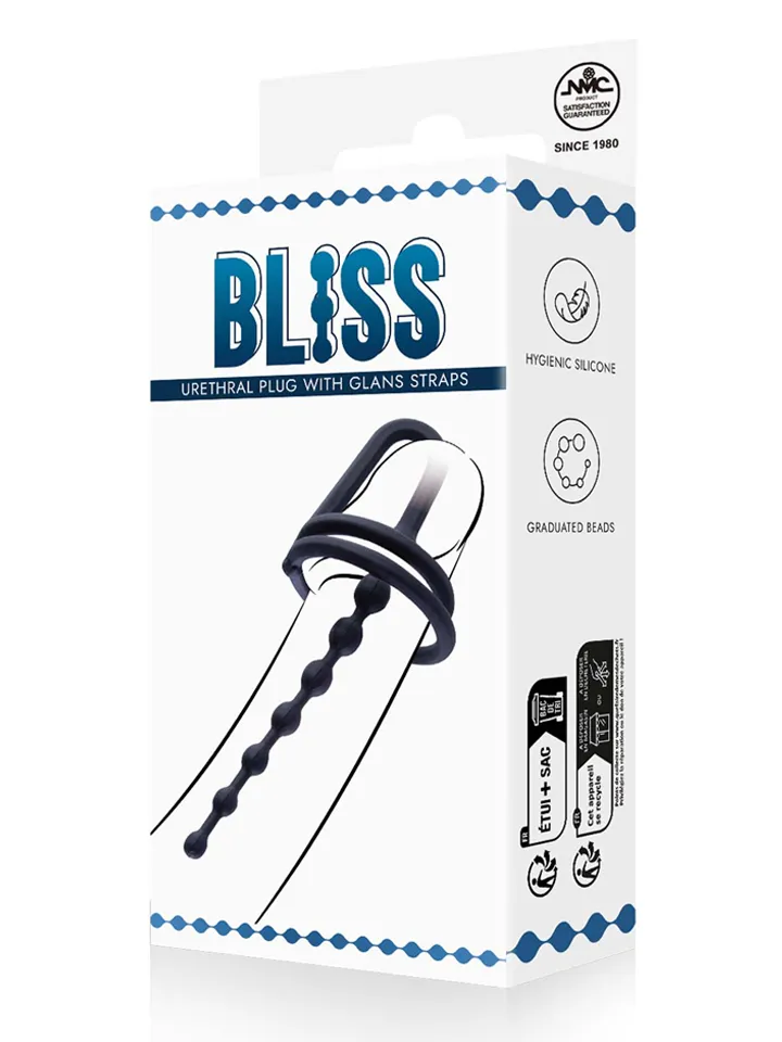 Bliss Urethral Plug With Glans Straps - Paplašinātājs 2 [full]