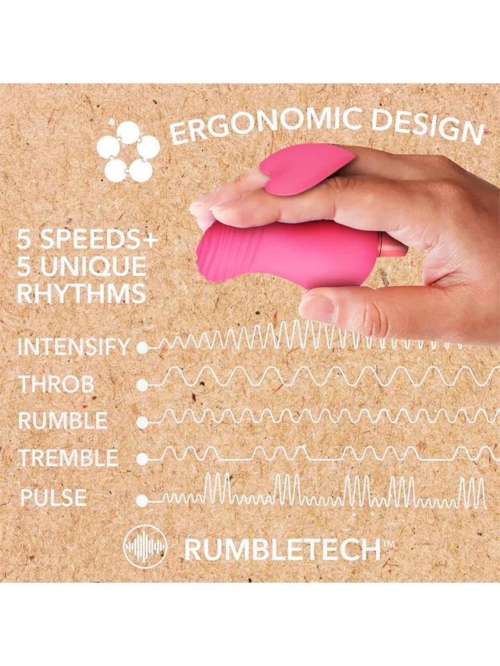 Blush Novelties Eco Love Finger Vibrator - Pirkstu vibrators 3 [full]