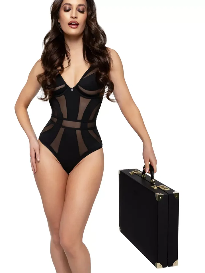 Bondage Suitcase 13-pcs PU Leather - Verdzības komplekts 3 [full]