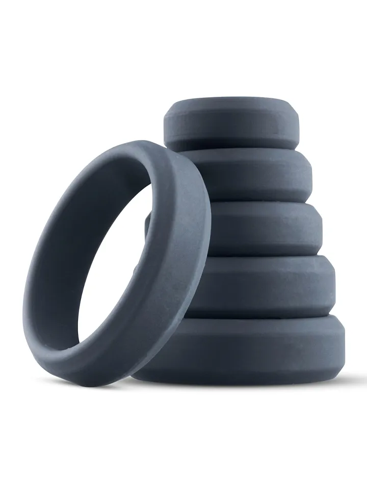 Boners 6-Piece Cock Ring Set - Gaiļa gredzenu komplekts 1 [full]