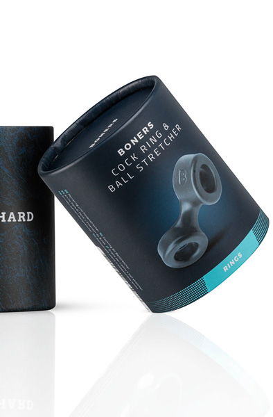 Boners Cock Ring & Ball Stretcher - Dzimumlocekļa un sēklinieku maisiņa gredzeni 3 [full]