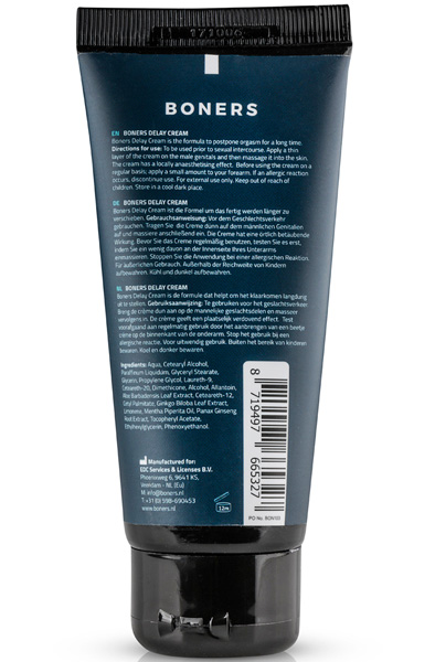 Boners Delay Cream 100 ml - Aizkavēšanās želeja 2
