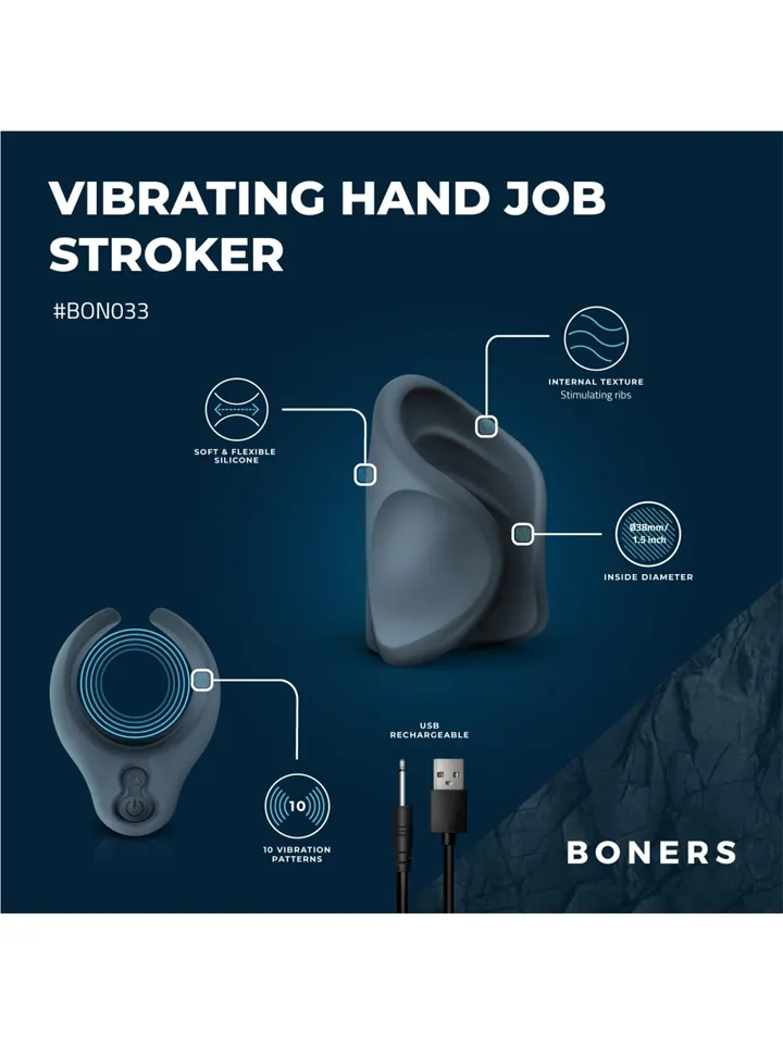 Boners Vibrating Handjob Stroker - Strokers 2 [full]