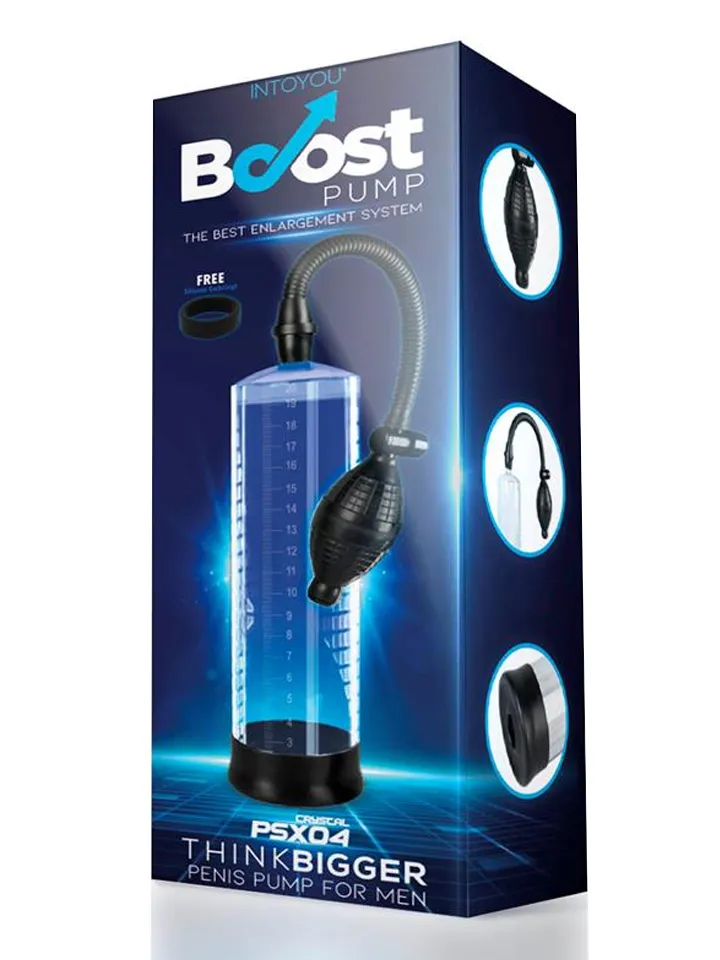 Boost Manual Penis Pump Crystal - Penisa sūknis 1 [full]