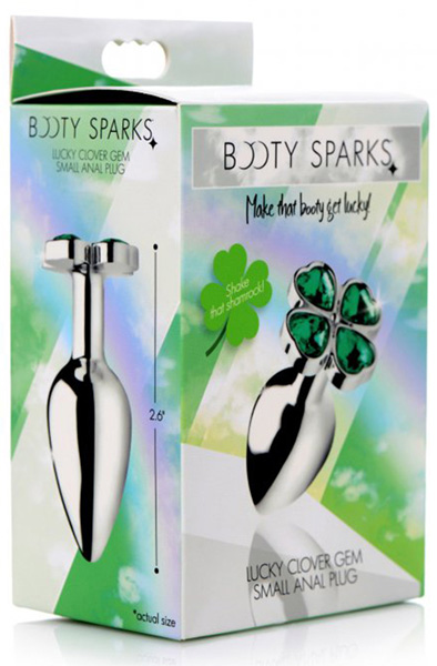 Booty Sparks Lucky Clover Anal Plug - Anālais spraudnis metāla 2