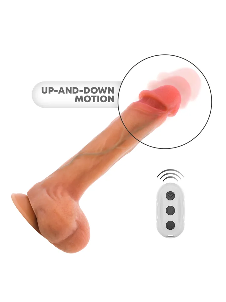 Bradley Vibrating Dildo With Heat Effect 21 cm - Vibrējošs dildo 2 [full]