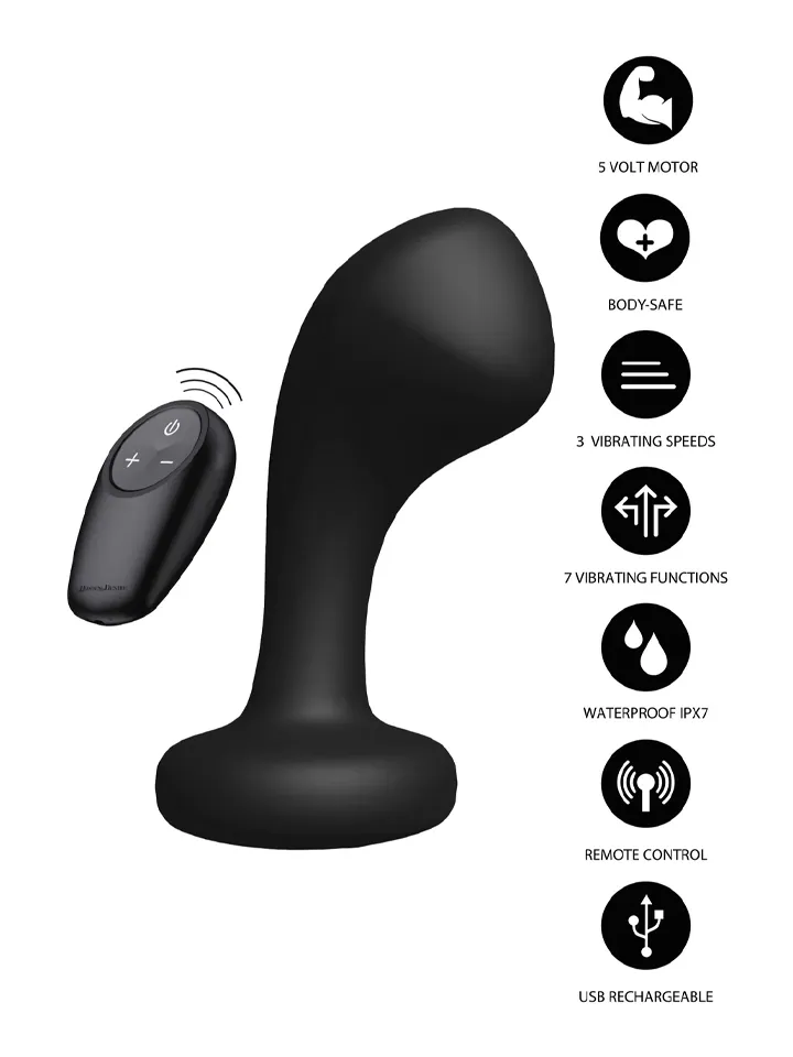 Bullshead Power Anal Plug - Vibrējošs anālais spraudnis 2 [full]