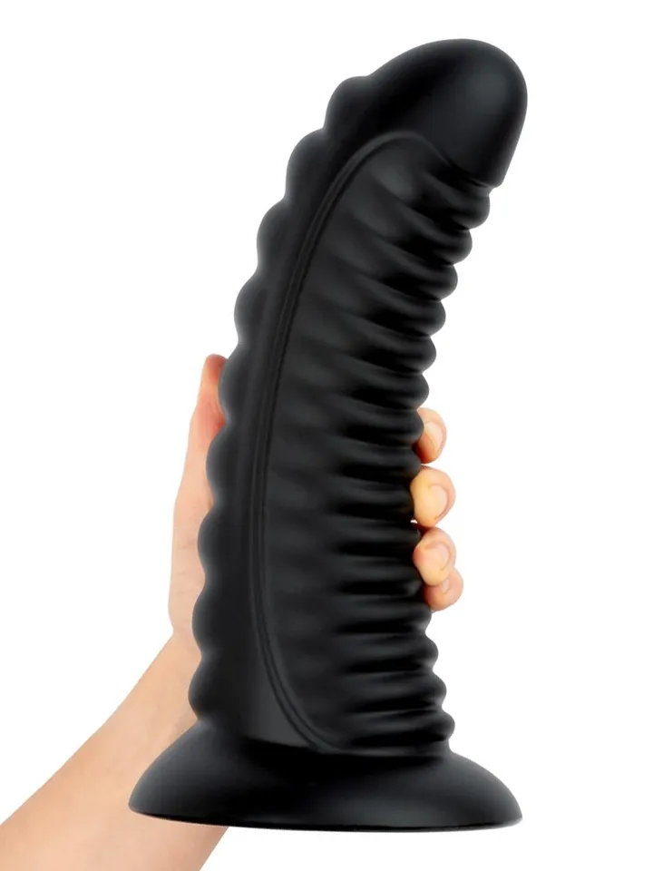Buttr Double Ribbed Butt Plug 26 cm - Anālais spraudnis 1 [full]