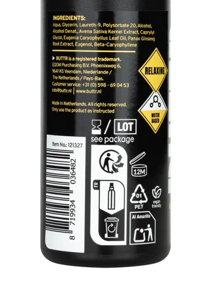 Buttr EXXtreme Relaxing Anal Spray 50ml - Anālais relaksācijas aerosols 3 [full]
