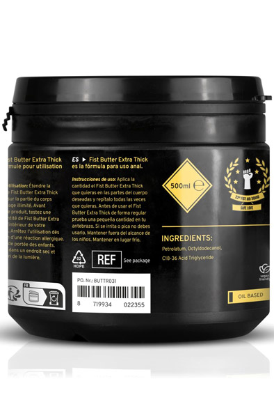 Buttr Fisting Gel Extra Thick 500 ml - Dūres/tūpļa smērviela 3