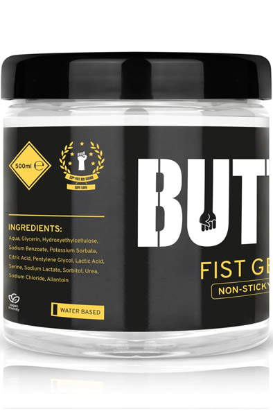 Buttr Transparent Non-Sticky Fisting Gel 500 ml - Dūres/tūpļa smērviela 3