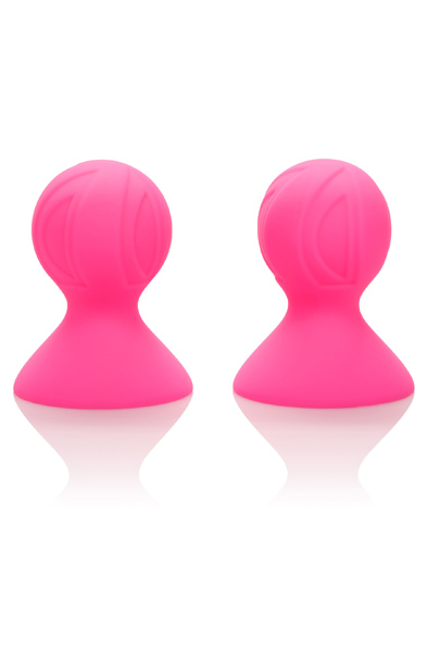 Cal Exotics Silicone Pro Nipple Suckers Pink - Sprauslas piesūcekņi 1