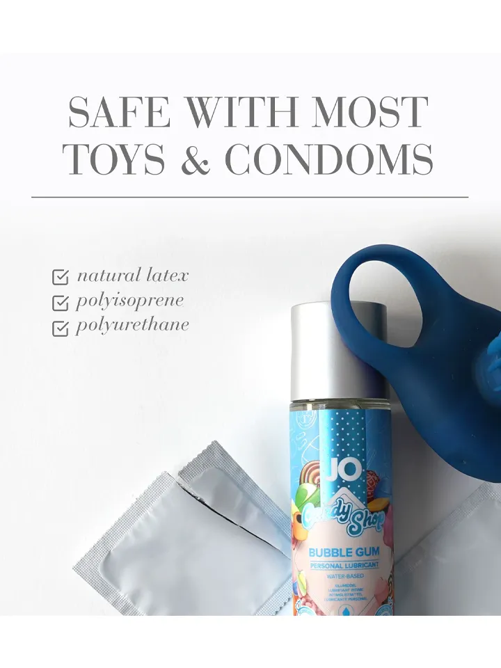 Candy Shop H2O Bubblegum Lubricant 60 ml - Aromatizēta smērviela 3 [full]