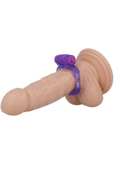 Casual Love Cock Ring Vibrating Purple - Vibrējošs gaiļa gredzens 2