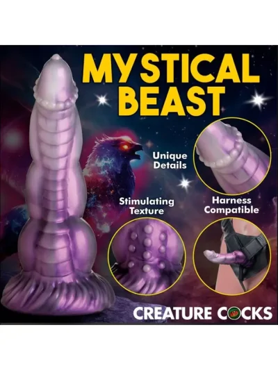 Celestial Cock Silicone Dildo 22,8 cm - Dragon dildo 6