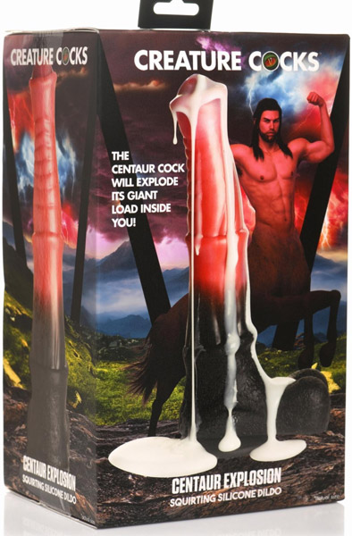 Centaur Explosion Squirting Silicone Dildo 24,5 cm - Dragon dildo 7