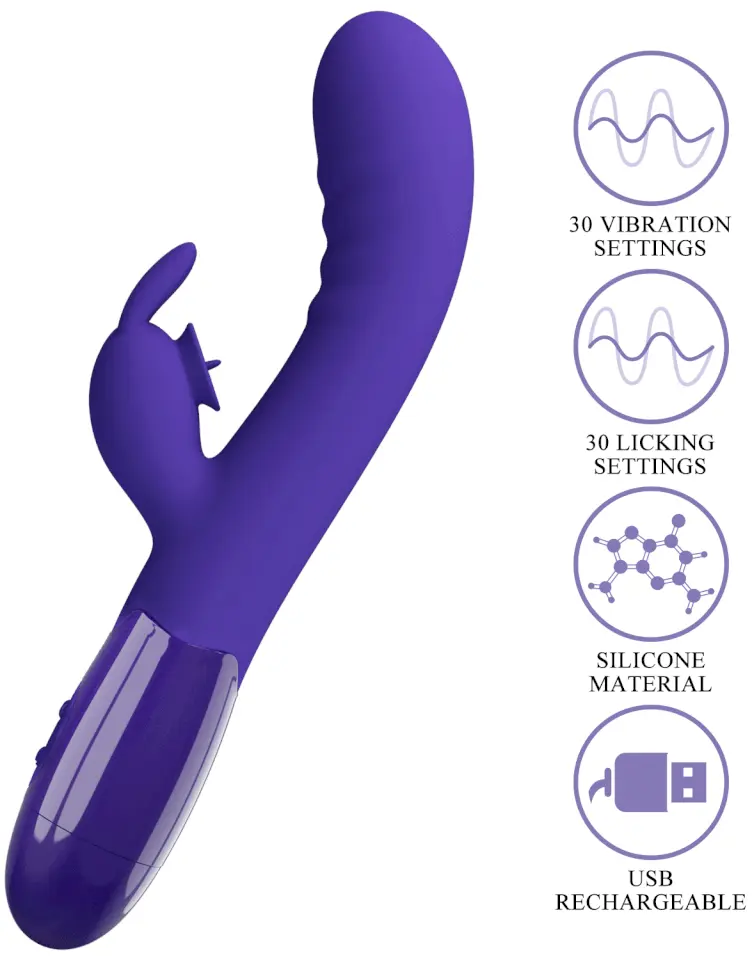 Cerberus Youth Double Bunny Vibrator - Trušu vibrators 1