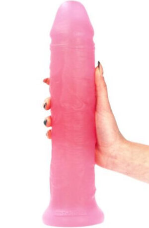 Cesare Dildo Transparent Pink 32 cm - Dildo 1