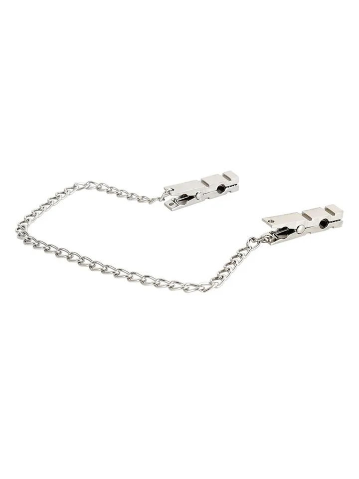 Chain Nipple Clamps Zinc 40,5 cm - Krūšu skavas ar ķēdi 2 [full]