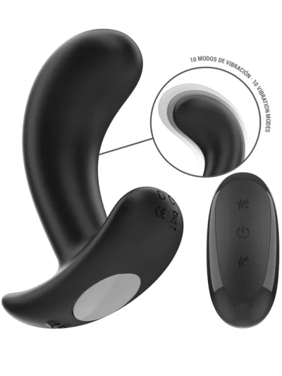Chandler Anal Plug 10 Vibrations Remote - Vibrējošs anālais spraudnis 1