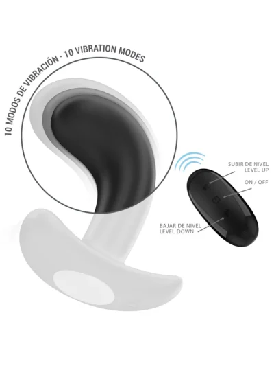 Chandler Anal Plug 10 Vibrations Remote - Vibrējošs anālais spraudnis 2