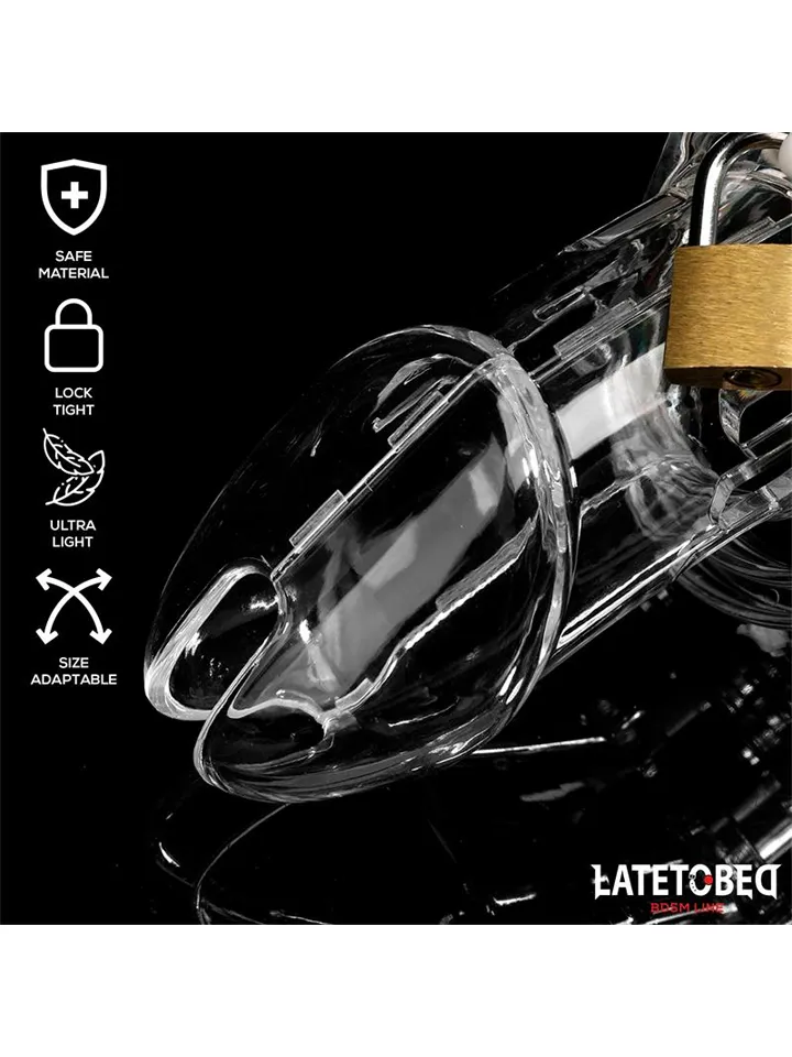 Chastity Cage Long Clear - Šķīstības būris 2 [full]