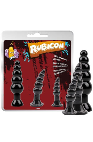 Chisa Novelties Rubicon Butt Plug Kit - Anālā spraudņa komplekts 1