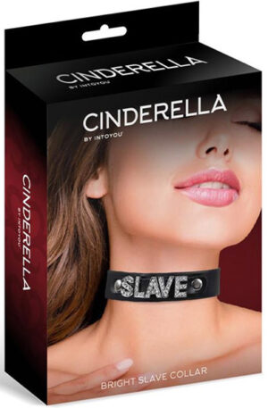 Cinderella Slave Collar Vegan Leather - BDSM Choker 1