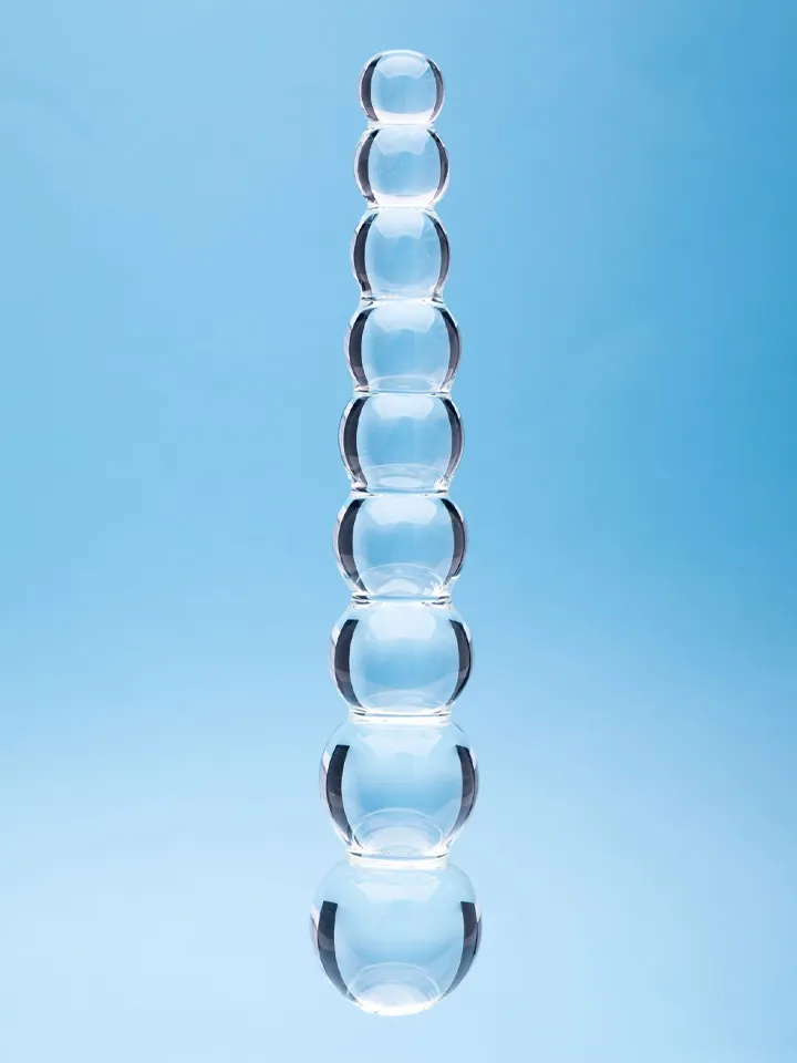 Clarity Elysian Pearls Glass Dildo - Stikla dildo 2 [full]