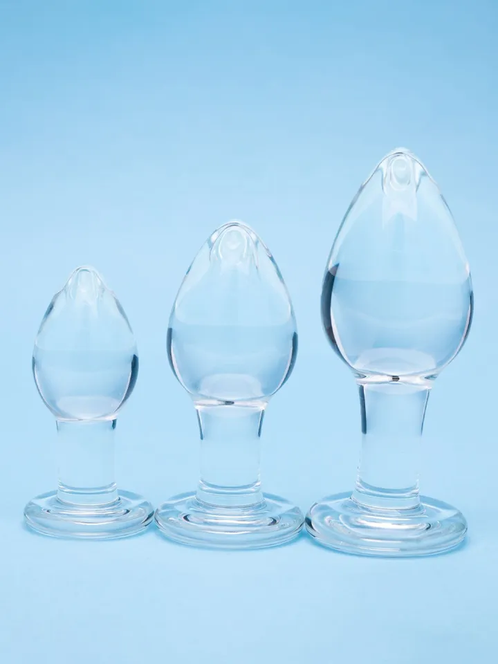 Clarity Utopian Trinity Glass Anal Plug Set - Anālā spraudņa komplekts 2 [full]