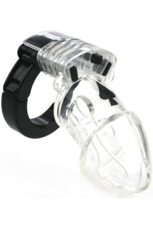 Clear Adjustable Chastity Cage - Šķīstības būris 1