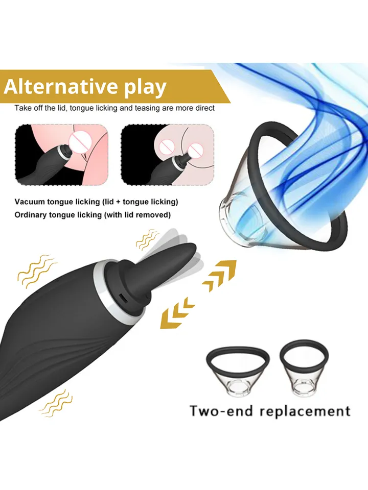 Clitoral Licking Pump With G-Spot Vibrator - Vibrators 3 [full]
