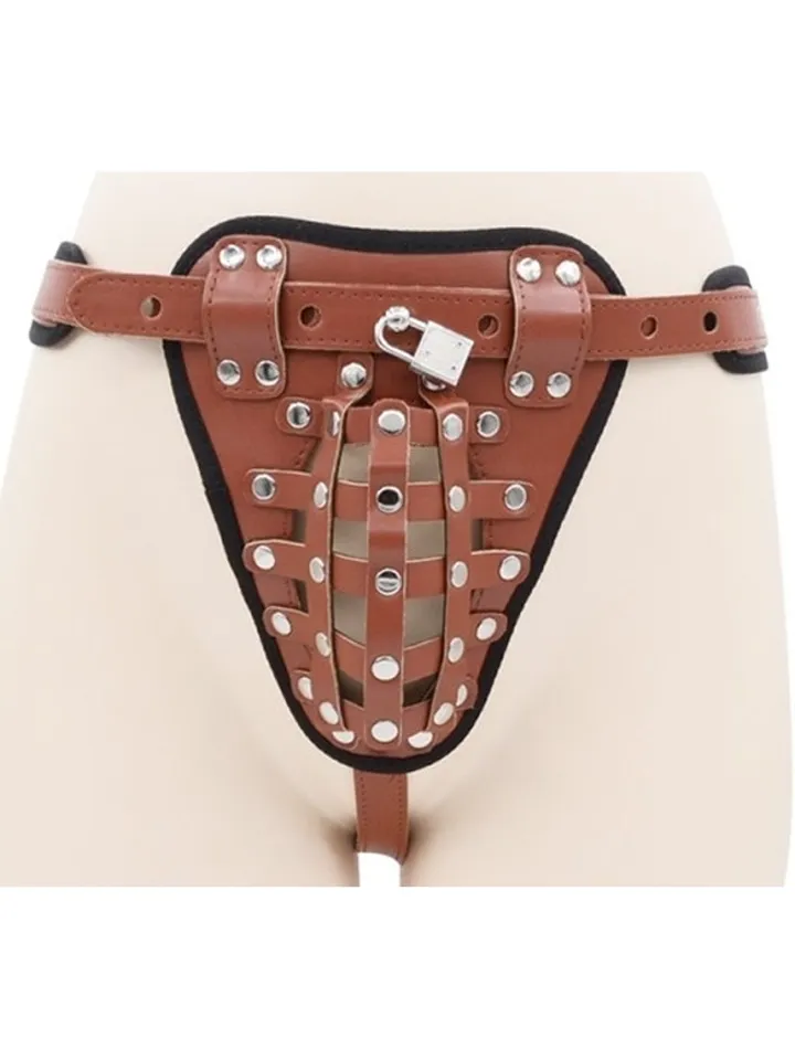 Cocklock Full Chastity Belt Brown - Šķīstības josta 1 [full]